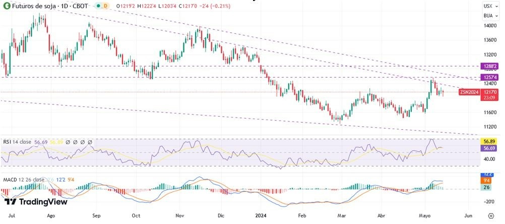 Soya Hoy: Pronóstico Hoy 15/05 Gráfico Diario | DailyForex.com