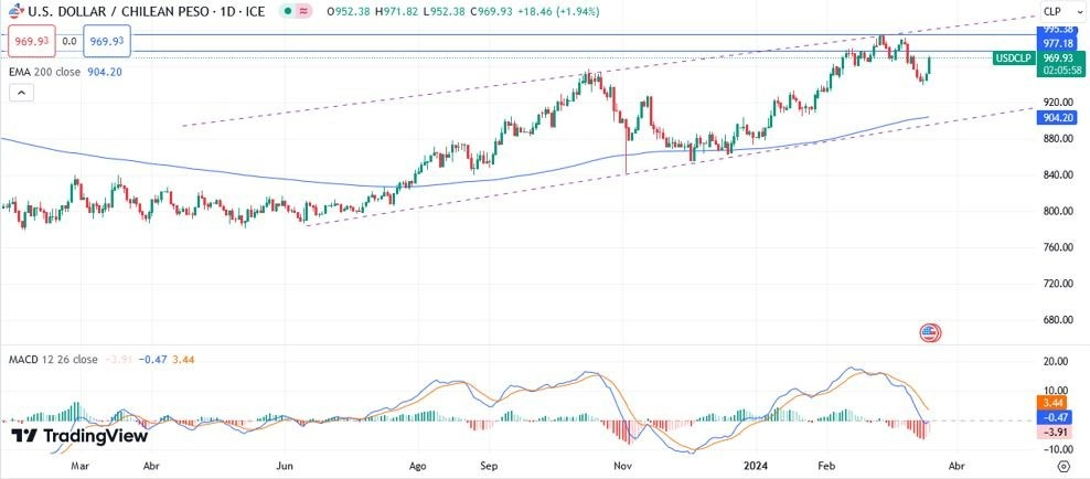 USD/CLP Hoy: Pronóstico Hoy 20/03 Gráfico Diario | DailyForex.com