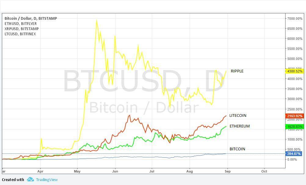 Bitcoin Spot Price Chart