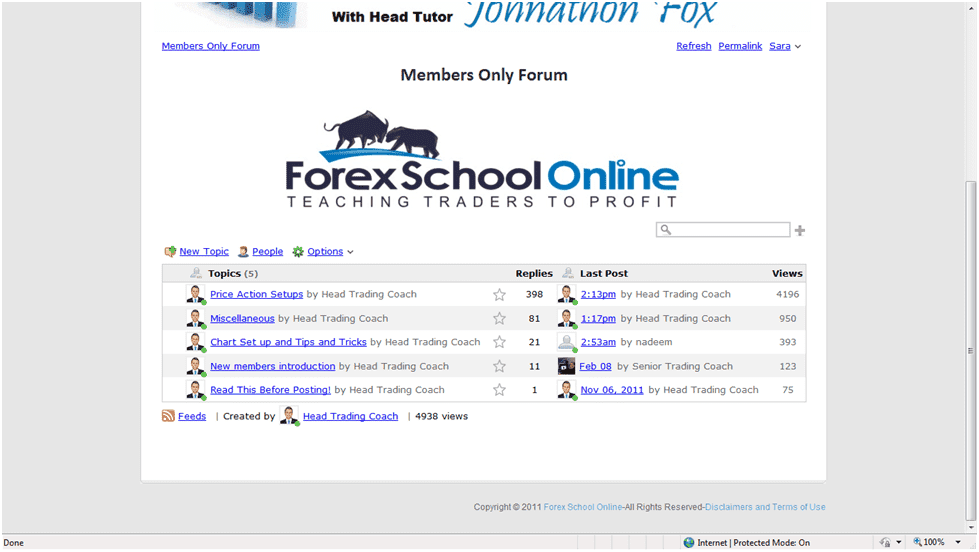 Forex school online review
