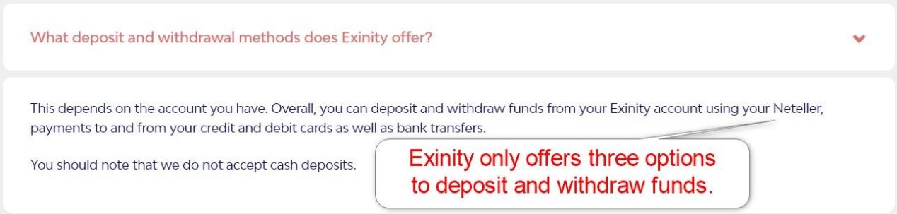 Exinity Withdrawals Exinity Withdrawals