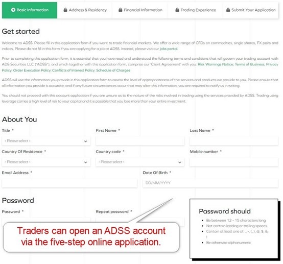 ADSS Account Opening