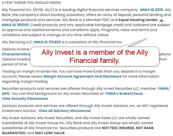 Ally Invest Regulation Ally Invest Regulation