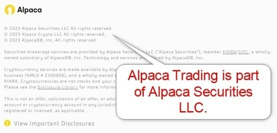 Alpaca Trading Regulation