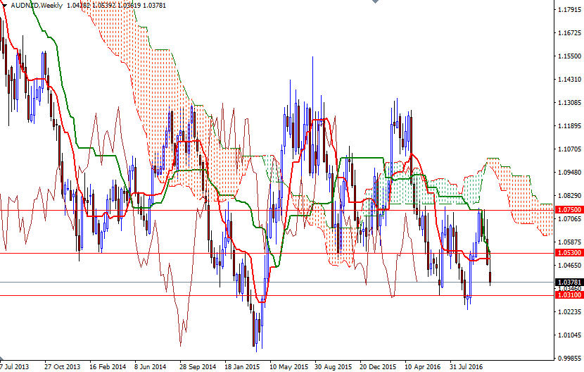 AUDNZD Haftalık Grafik 9 Kasım 2016