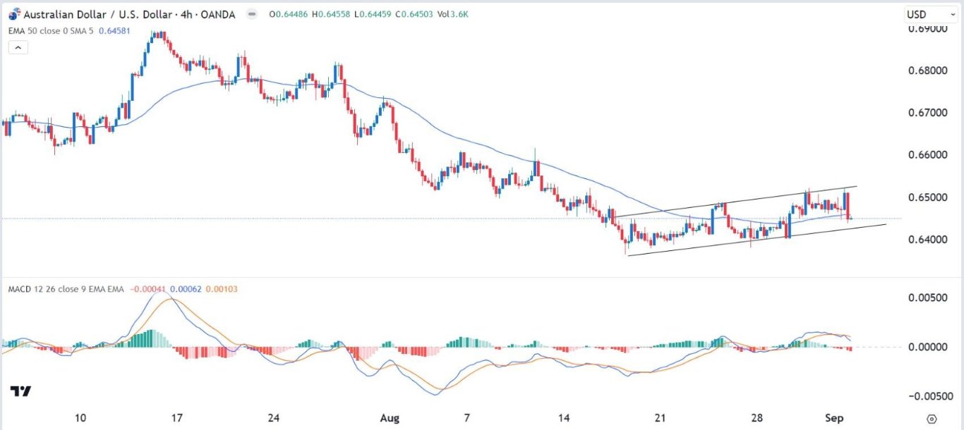 الرسم البياني اليومي لزوج الدولار الأسترالي/الدولار الأمريكي الرسم البياني اليومي لزوج الدولار الأسترالي/الدولار الأمريكي