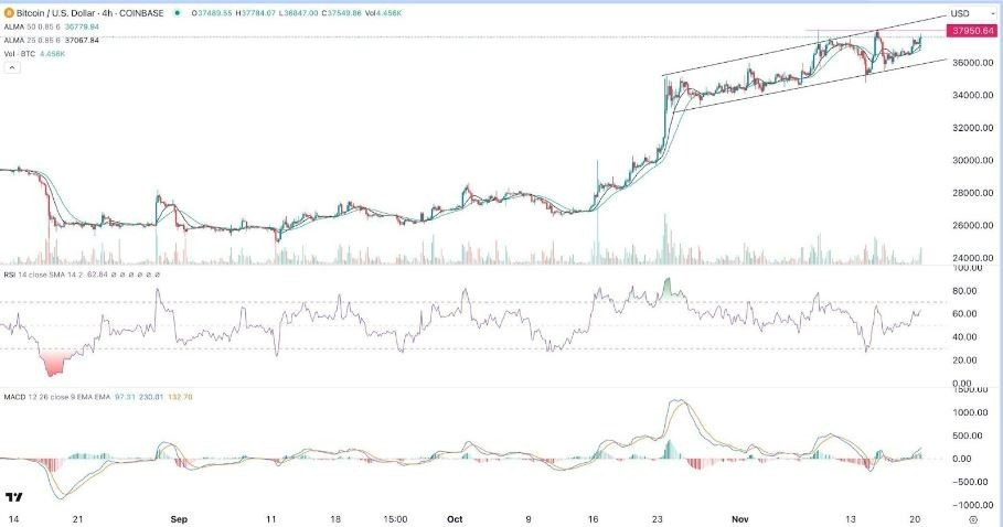 Gráfico de la Señal Forex BTC/USD Gráfico de la Señal Forex BTC/USD