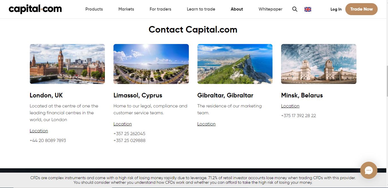 Contact Capital.com