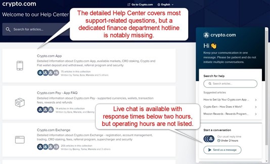 Crypto.com Customer Support Crypto.com Customer Support