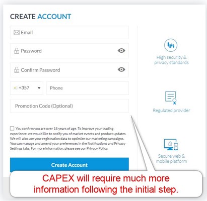 CAPEX Account Opening CAPEX Account Opening