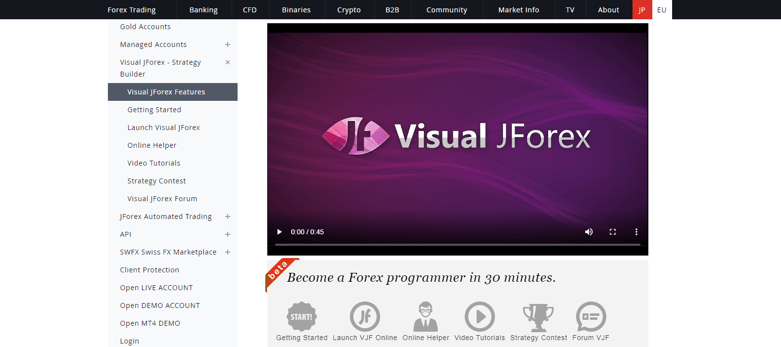 杜高斯贝评论 Visual JForex