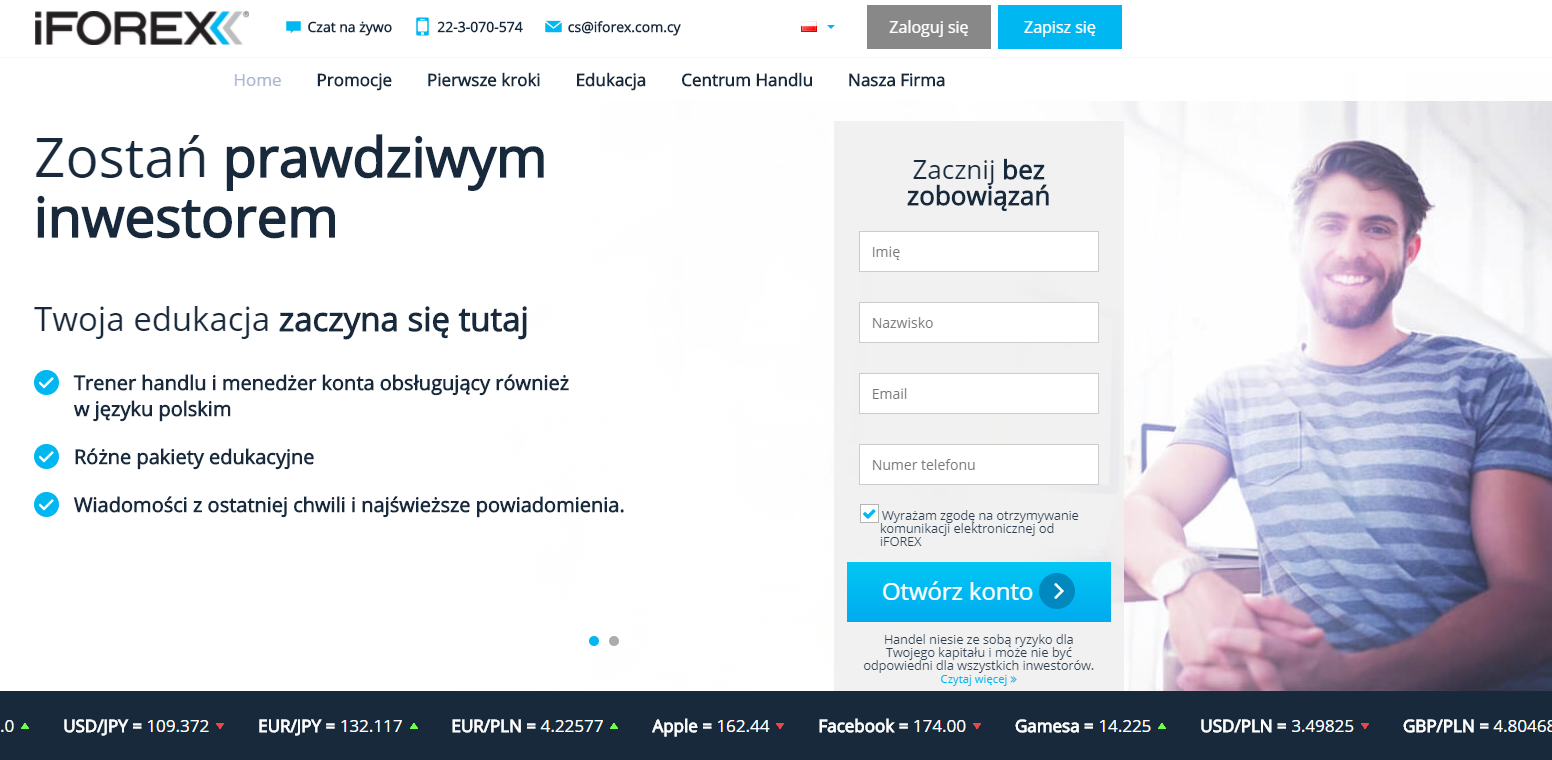 iFOREX jest regulowany przez CYSEC iFOREX jest regulowany przez CYSEC