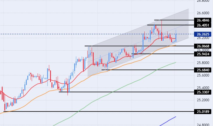 الرسم البياني اليومي لزوج اليورو مقابل الجنيه المصري الرسم البياني اليومي لزوج اليورو مقابل الجنيه المصري