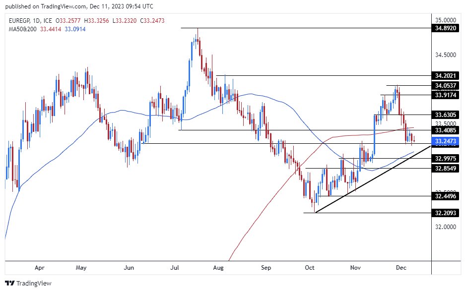 الرسم البياني اليومي لزوج اليورو مقابل الجنيه المصري الرسم البياني اليومي لزوج اليورو مقابل الجنيه المصري