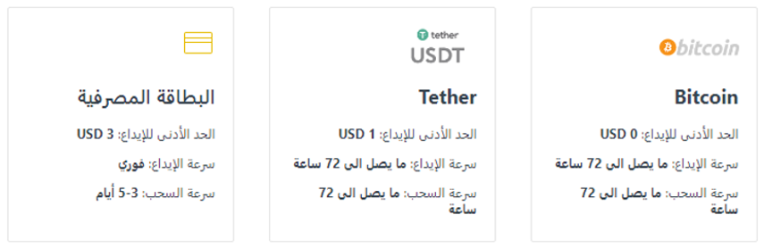 ايداع وسحب الاموال بسهولة في شركة Exness