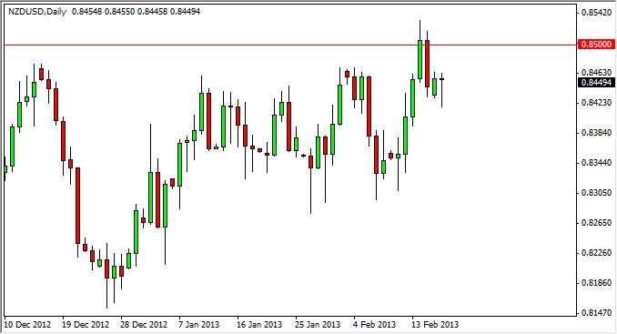 NZ ドル 米ドル 日足ろうそくチャート NZ ドル 米ドル テクニカル分析-2013.2.19