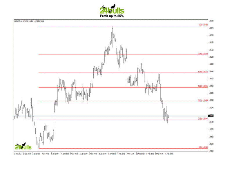 Grafico Previsioni Euro Dollaro 25 Febbraio 2013 Grafico Previsioni Euro Dollaro 25 Febbraio 2013