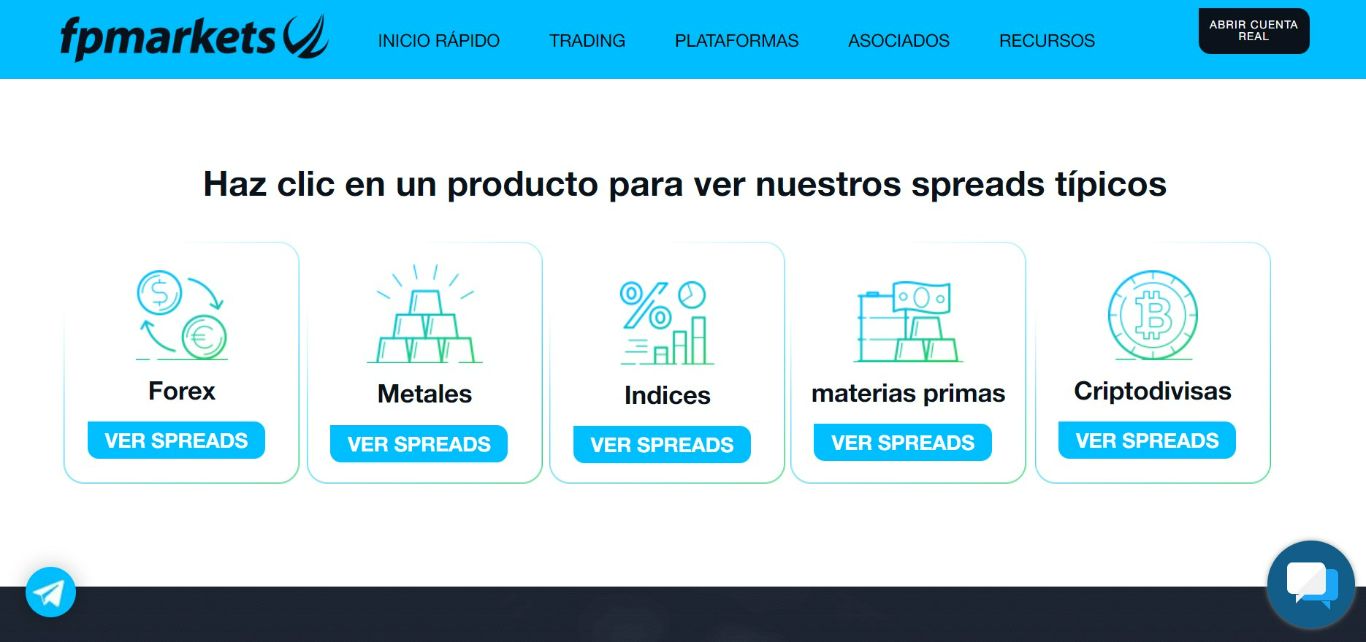 FP Markets - Spreads FP Markets - Spreads