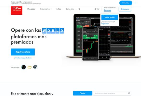 Página Principal de FxPro Página Principal de FxPro