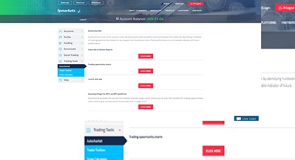 يمكن للعملاء الوصول إلى أدوات التداول من المكتب الخلفي لحساب التداول الخاص بهم.