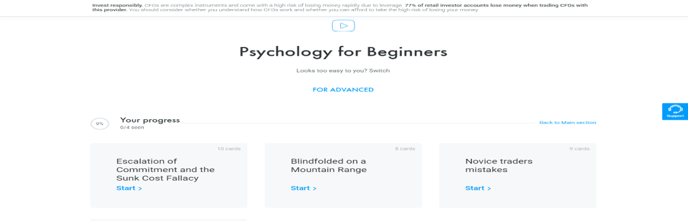 La sección de pruebas de trading ofrece un buen final para el curso educativo. La sección de pruebas de trading ofrece un buen final para el curso educativo.