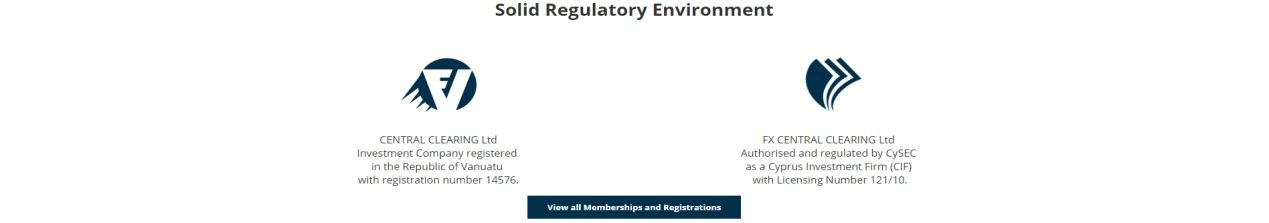 FXCC Regulation FXCC Regulation