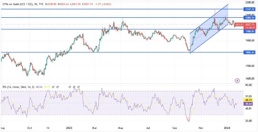 XAU/USD Hoy: Análisis Técnico 24/01 Gráfico | DailyForex.com