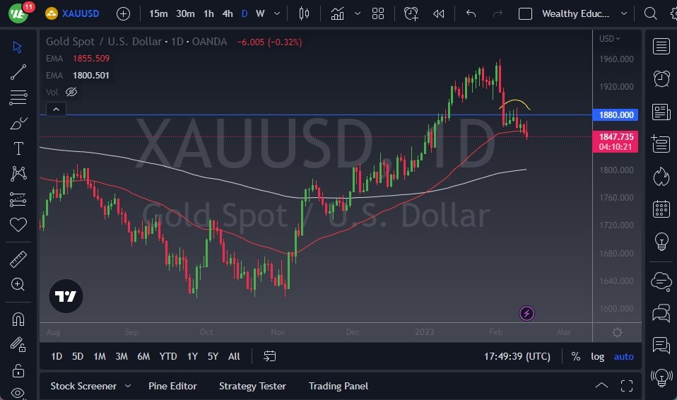 الرسم البياني اليومي للذهب