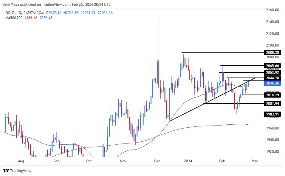 الرسم البياني اليومي للذهب الرسم البياني اليومي للذهب