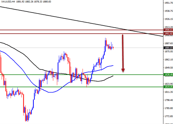 الرسم البياني العام للذهب