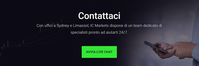 IC Markets Recensione: assistenza clienti