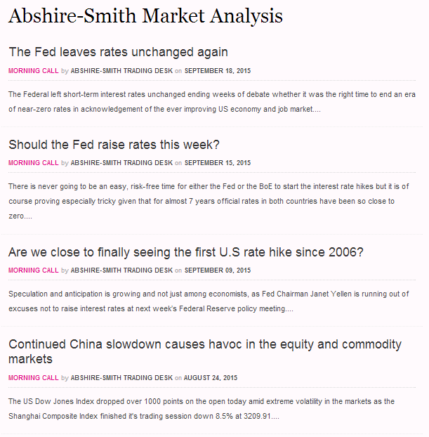 Abshire-Smith Market Analysis