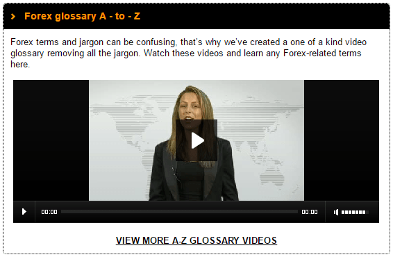 Forex Glossary in Video Forex Glossary in Video