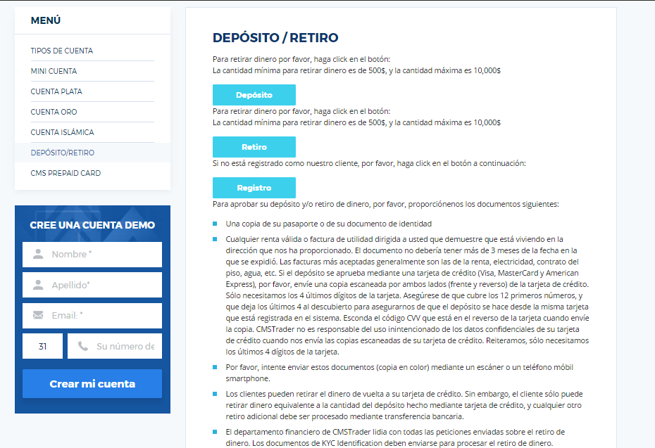 CMSTrader review Forex CMSTrader review