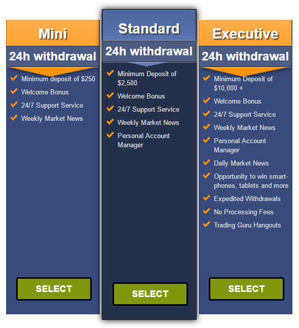 CTOption Account Types