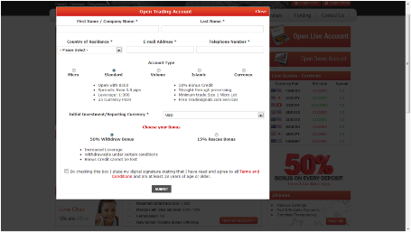 Registration for HotForex