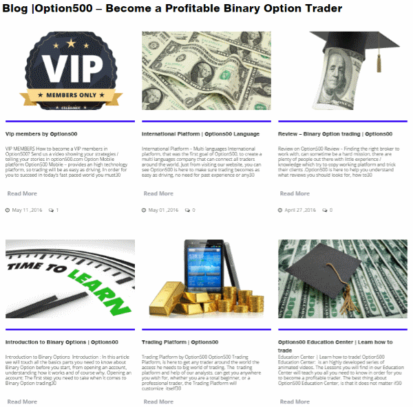 Option500 Blog