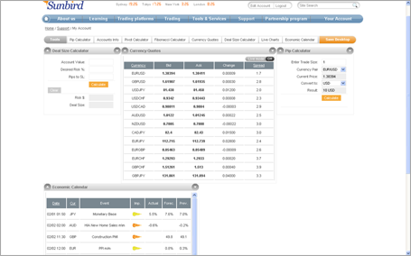 مكتب Sunbird المخصص. 