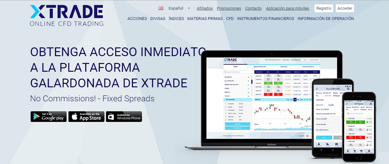 XTrade Homepage XTrade Homepage