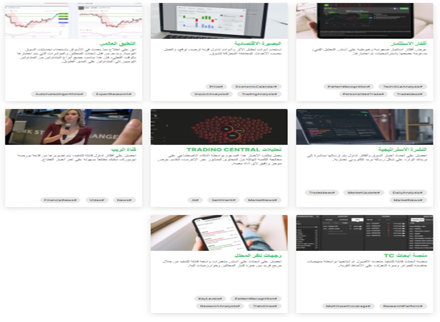 يحصل المتداولون على أدوات تداول تنافسية مقدمة من Trading Central