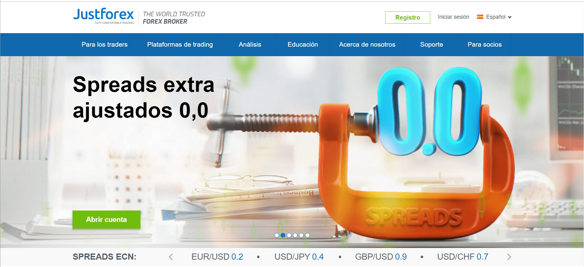 JustForex Spreads Ajustados JustForex Spreads Ajustados