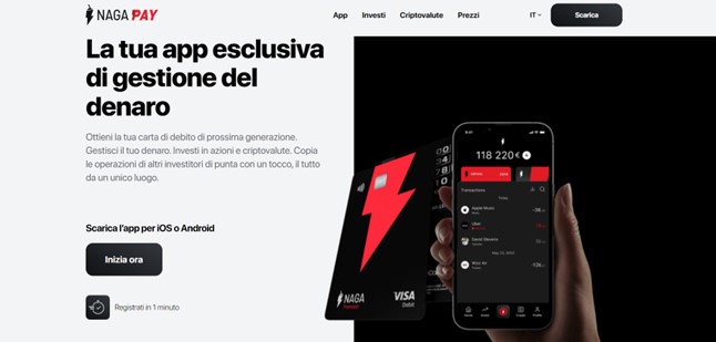 Recensione di NAGA –  NAGA Card