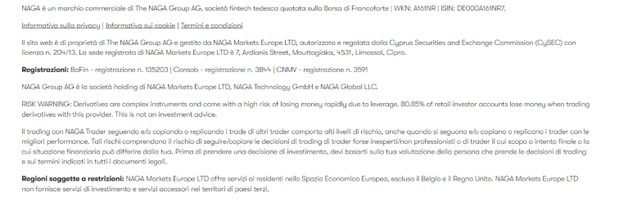 Recensione di NAGA – Regolamentazione CySEC