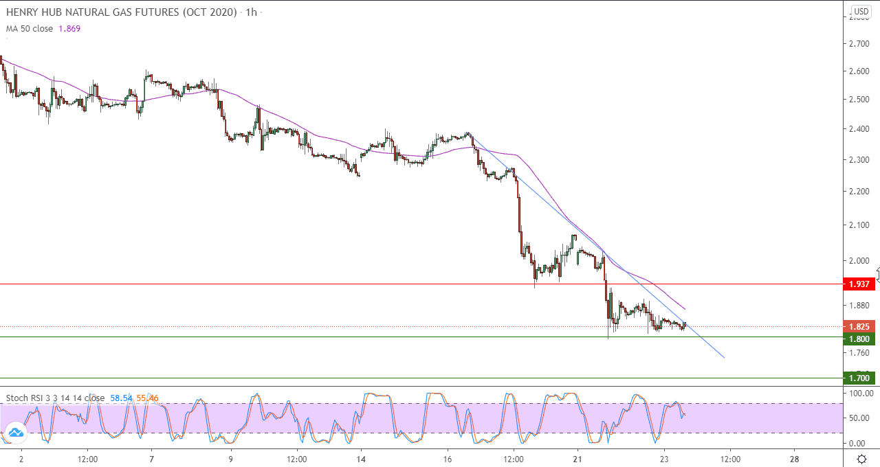 الرسم البياني اليومي للغاز الطبيعي في اطار ساعه الرسم البياني اليومي للغاز الطبيعي في اطار ساعه