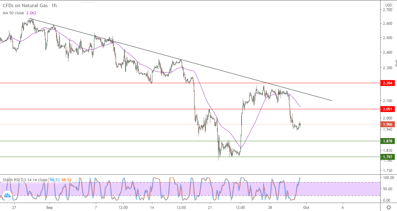 الرسم البياني اليومي للغاز الطبيعي في اطار ساعه الرسم البياني اليومي للغاز الطبيعي في اطار ساعه