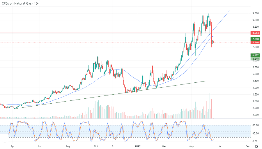الرسم البياني اليومي للغاز الطبيعي الرسم البياني اليومي للغاز الطبيعي