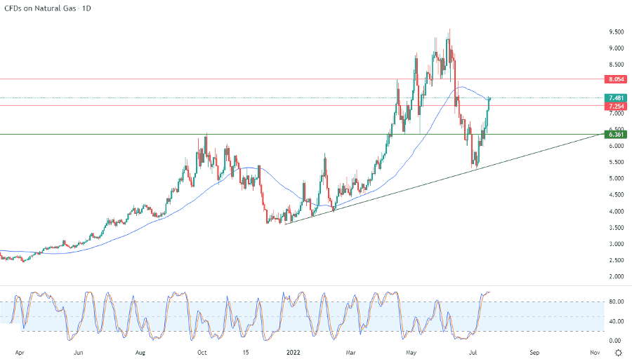 الرسم البياني اليومي للغاز الطبيعي الرسم البياني اليومي للغاز الطبيعي