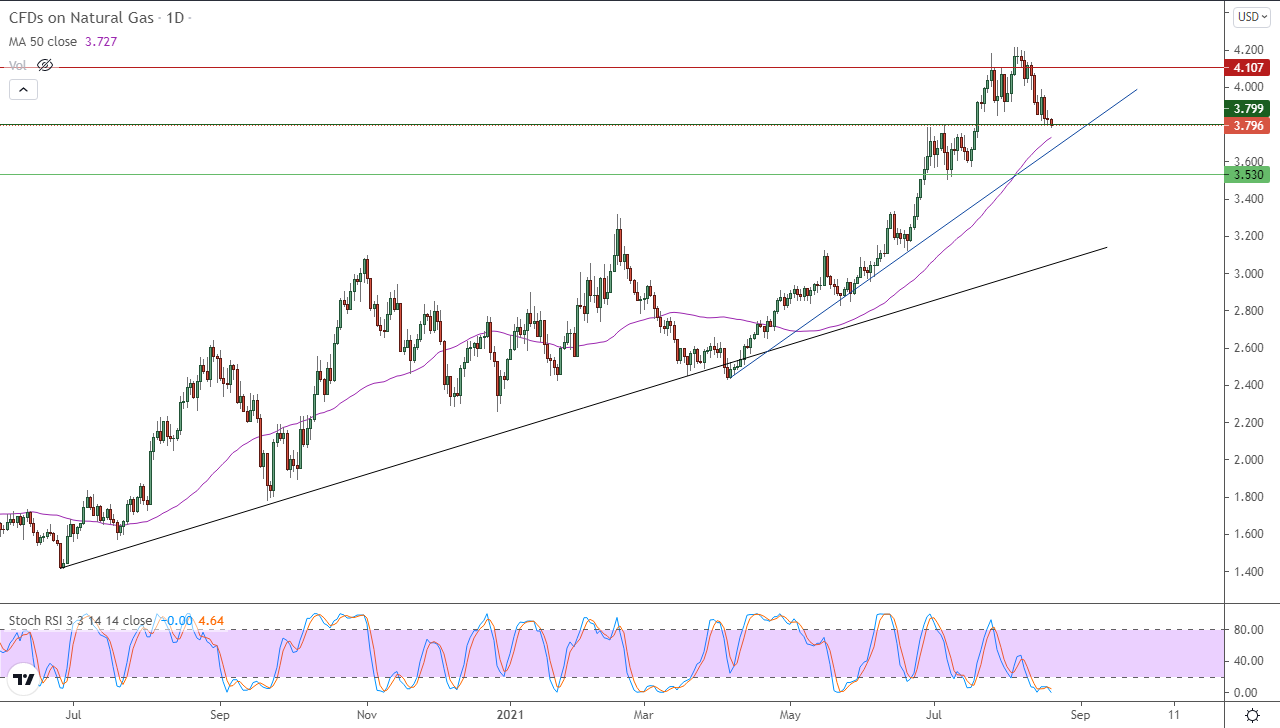 الرسم البياني اليومي للغاز الطبيعي الرسم البياني اليومي للغاز الطبيعي