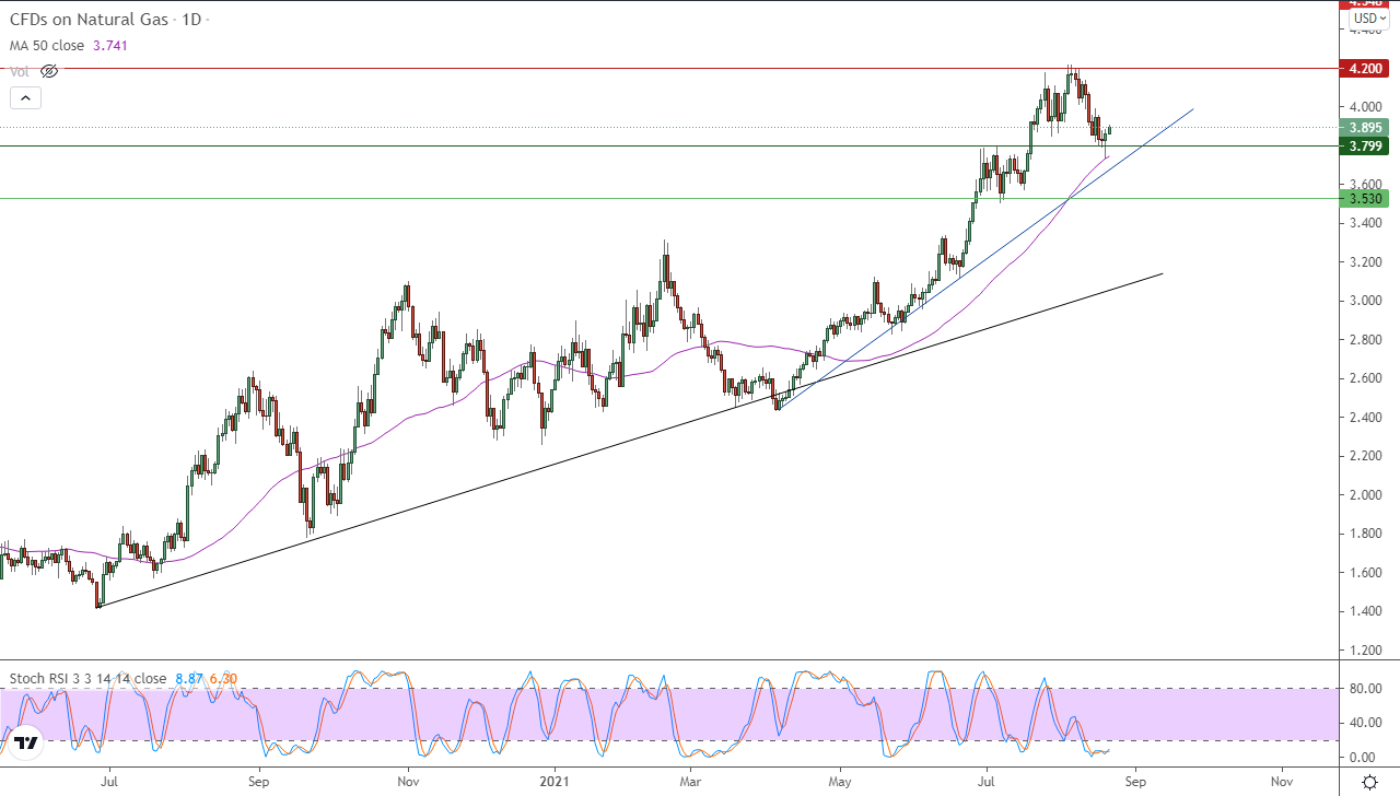 الرسم البياني اليومي للغاز الطبيعي الرسم البياني اليومي للغاز الطبيعي