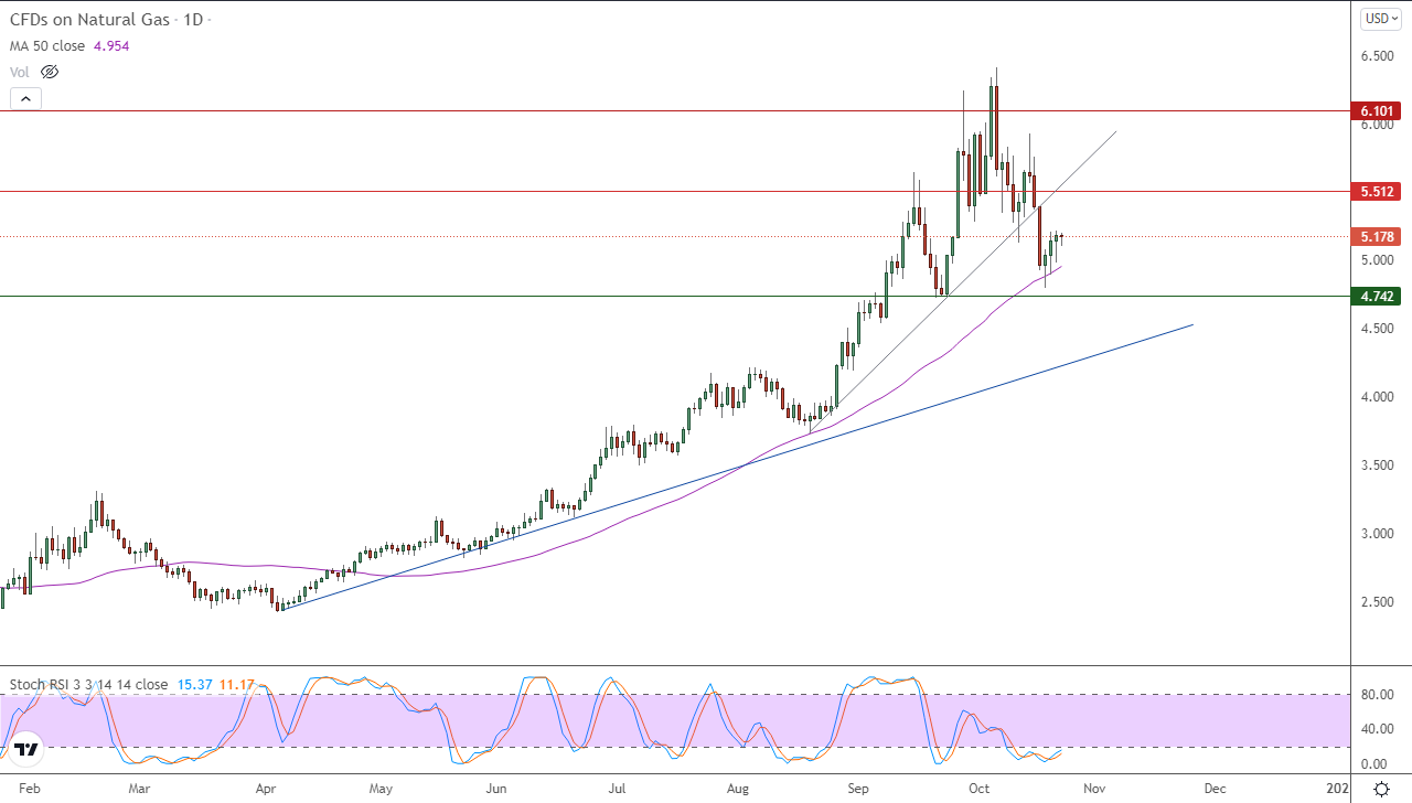 الرسم البياني اليومي للغاز الطبيعي الرسم البياني اليومي للغاز الطبيعي